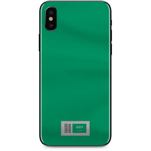 Saudi Arabia Soccer Flag iPhone X Skin